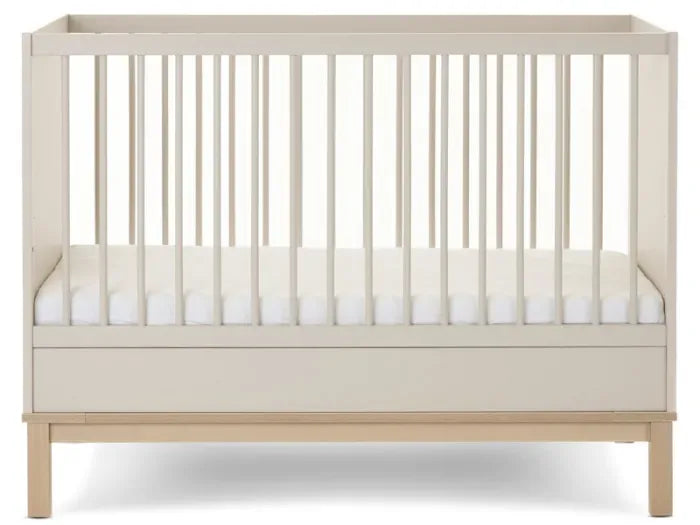 OBaby Evie Mini Cot Bed – Cashmere & Pine OBaby