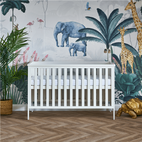 Obaby Evie White Cot Bed  Obaby   