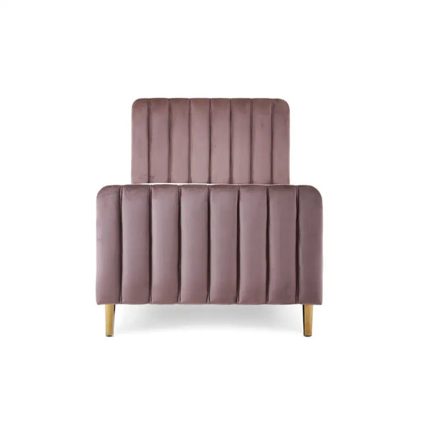 Obaby Gatsby Velvet Single Bed - Pink Obaby