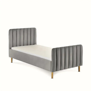 Obaby Gatsby Velvet Toddler Bed - Grey Obaby