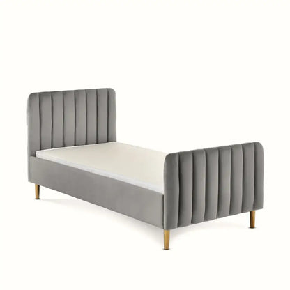 Obaby Gatsby Velvet Toddler Bed - Grey Obaby