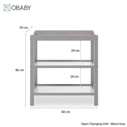 OBaby Grace 2 Piece Room Set - Warm Grey Obaby