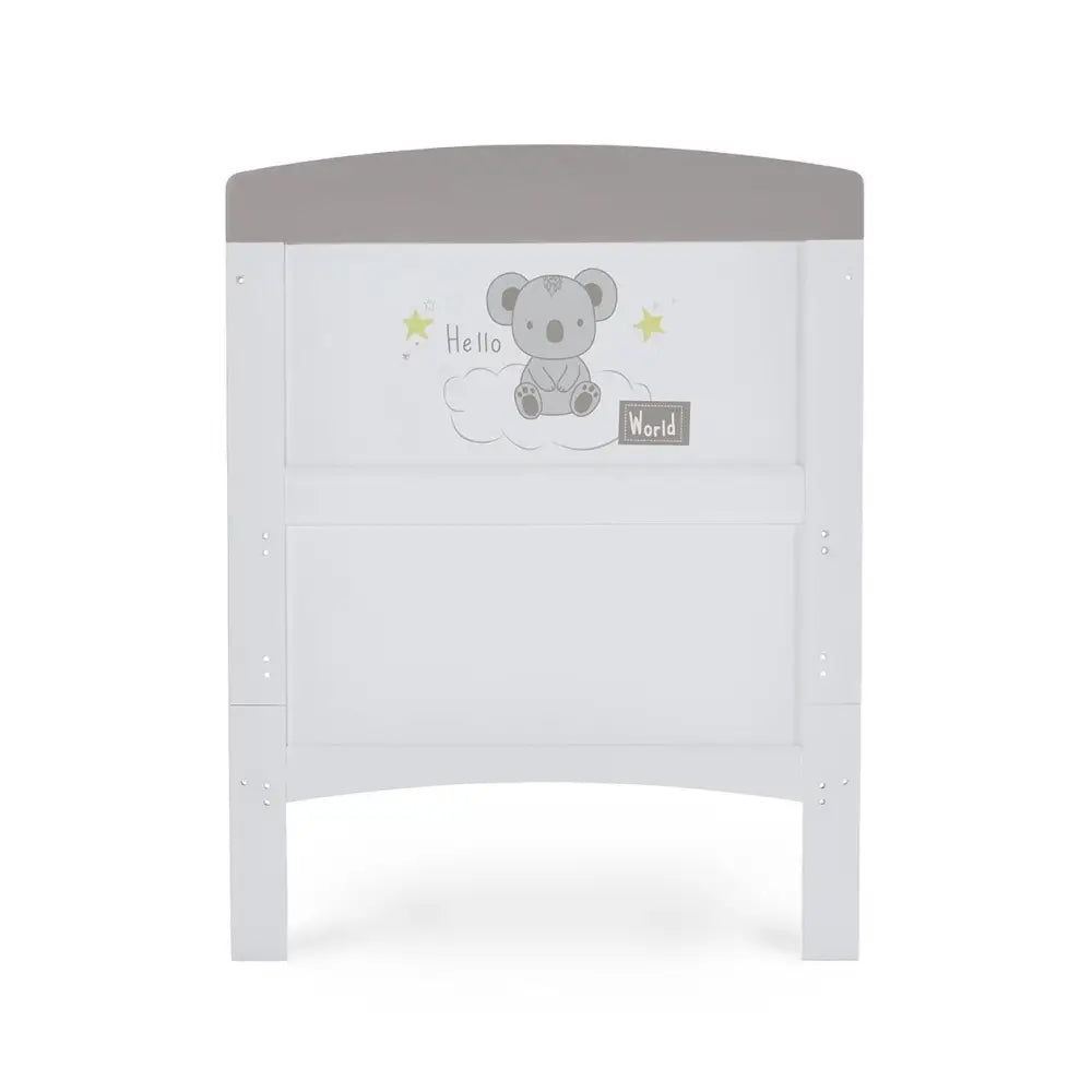 OBaby Grace Inspire Hello World Koala Cot Bed Obaby