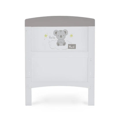 OBaby Grace Inspire Hello World Koala Cot Bed Obaby