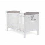 OBaby Grace Inspire Hello World Koala Cot Bed + Under Bed Drawer  Obaby   