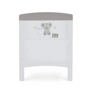 Obaby OBaby Grace Inspire Hello World Koala Cot Bed with Mattress