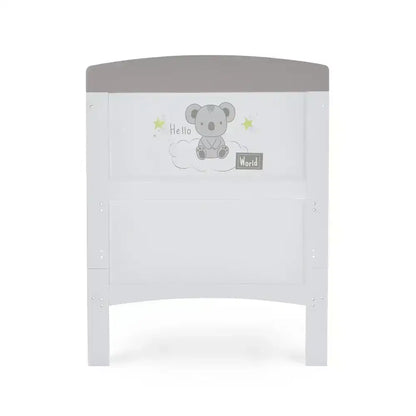 Obaby OBaby Grace Inspire Hello World Koala Cot Bed with Mattress