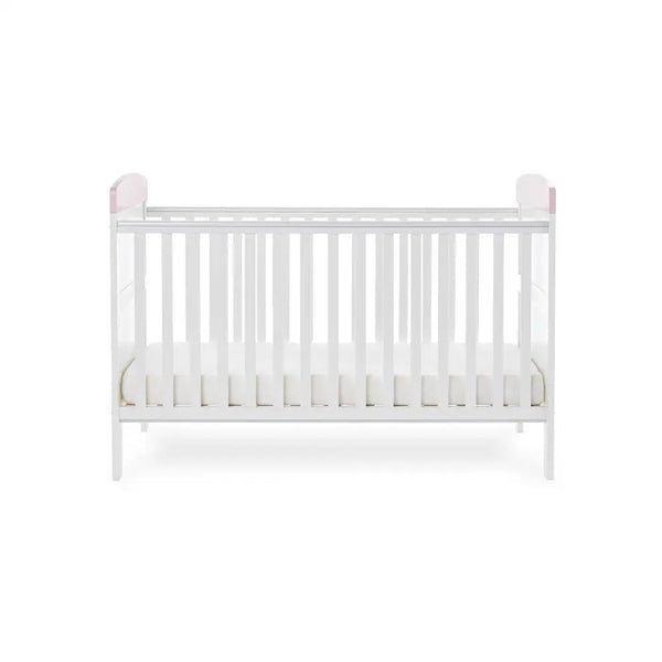 OBaby Grace Inspire “Mini Me Elephants” Cot Bed – Pink Obaby