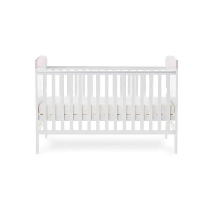 OBaby Grace Inspire “Mini Me Elephants” Cot Bed – Pink Obaby