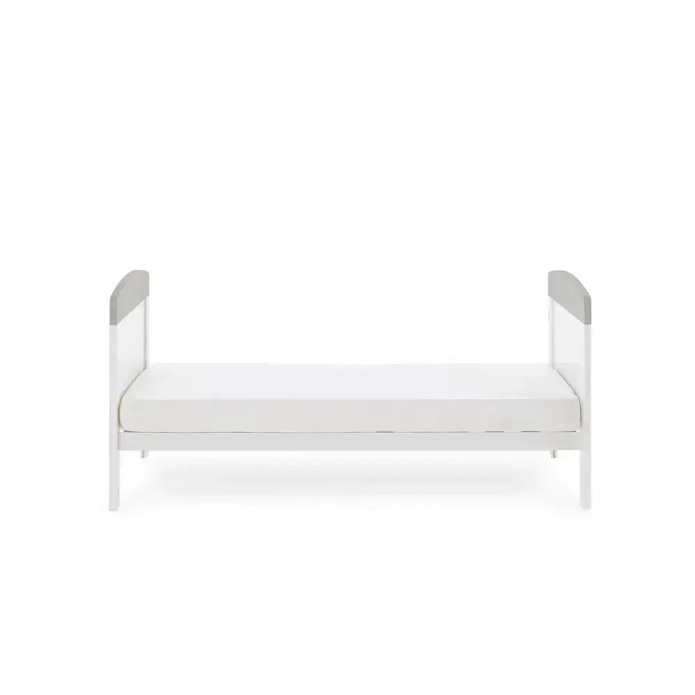 Obaby OBaby Grace Inspire Mini & Me Elephants Cot Bed with Mattress - Grey