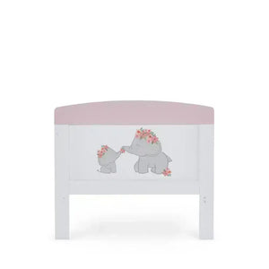 Obaby OBaby Grace Inspire “Mini Me Elephants” Cot Bed with Mattress– Pink
