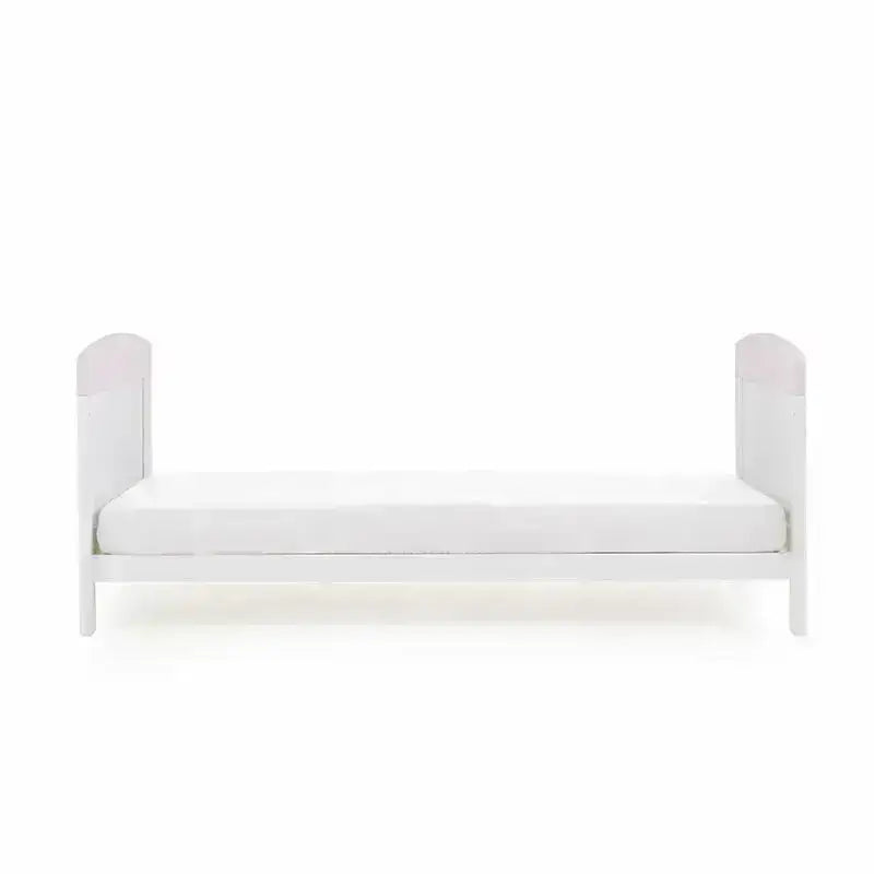 Obaby OBaby Grace Inspire Unicorn Cot Bed & Fibre Mattress – Pink