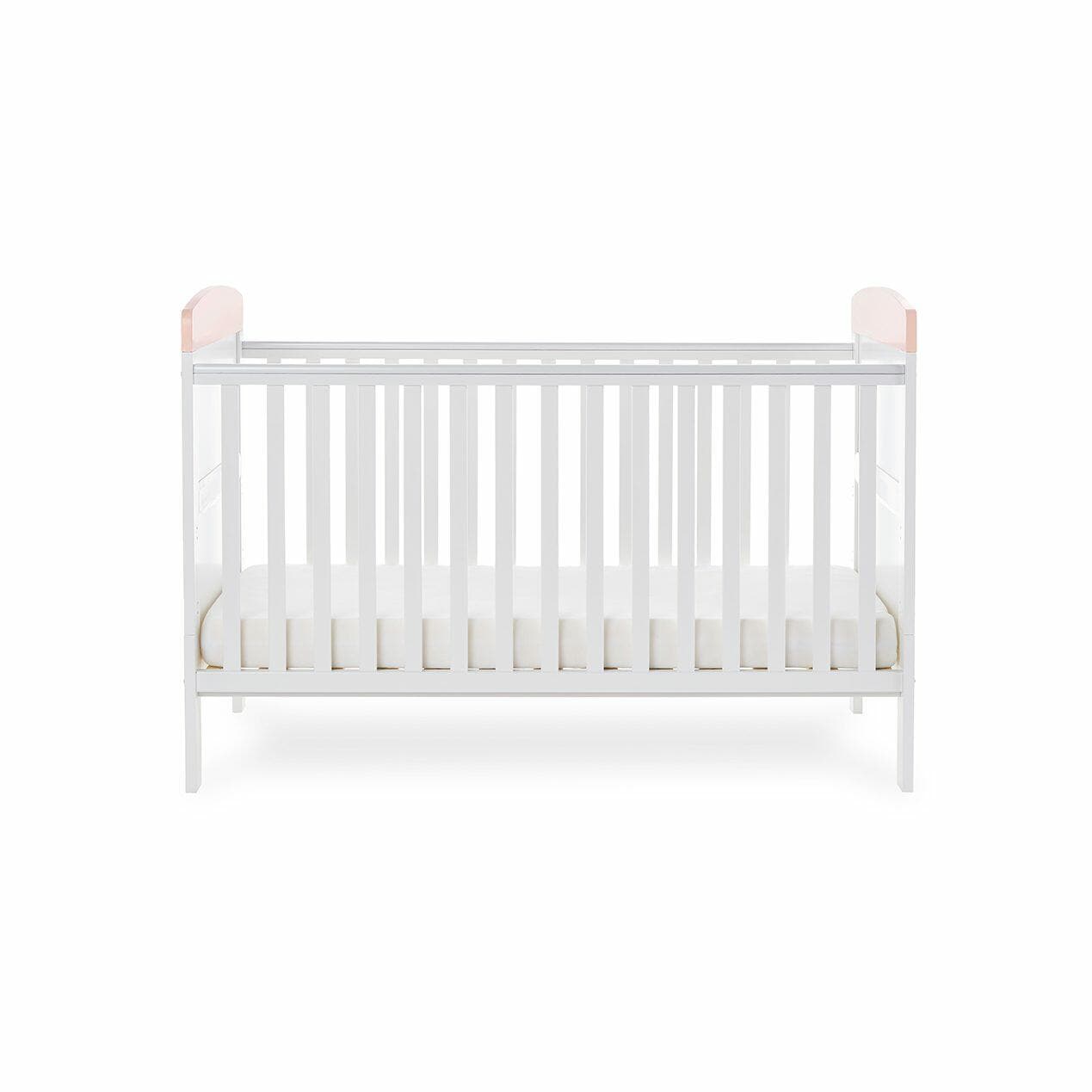 OBaby Grace Inspire Water coloured Rabbit Themed Cot Bed  Obaby   