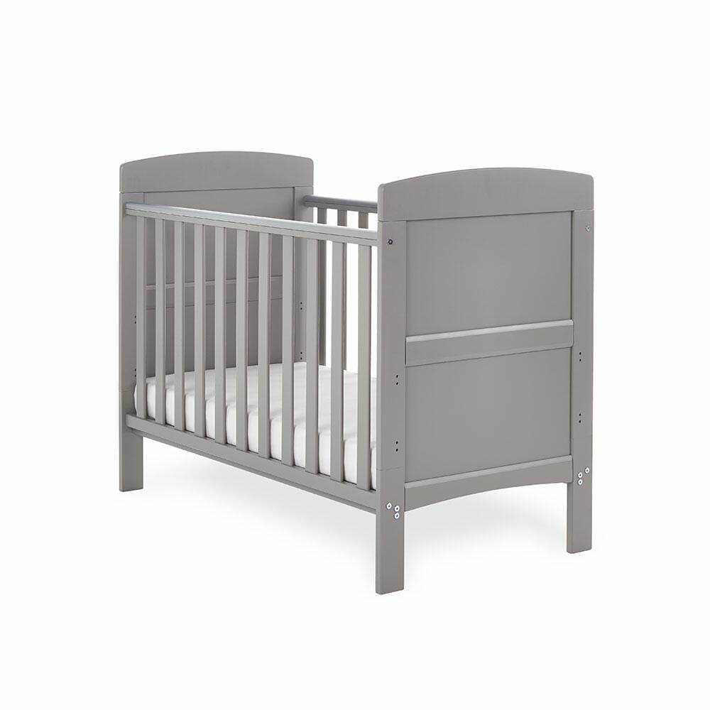 OBaby Grace Taupe Grey Mini Cot Bed  Obaby   