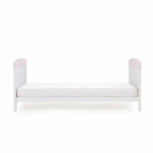 OBaby Grace Unicorn Themed Cot Bed - White & Pink Obaby