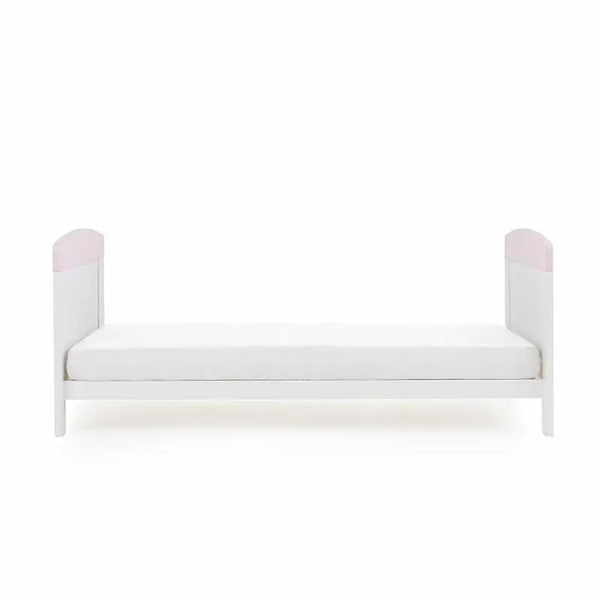 OBaby Grace Unicorn Themed Cot Bed - White & Pink Obaby