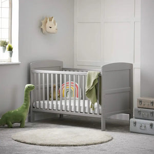 OBaby Grace Warm Grey Cot Bed Obaby