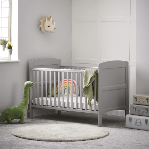 OBaby Grace Warm Grey Cot Bed  Obaby   