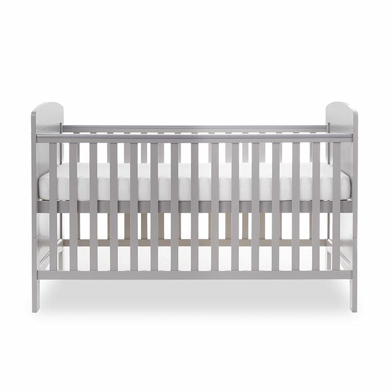 OBaby Grace Warm Grey Cot Bed  Obaby   