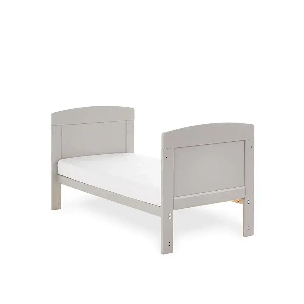 OBaby Grace Warm Grey Mini Cot Bed Obaby