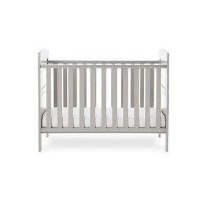 OBaby Grace Warm Grey Mini Cot Bed  Obaby   