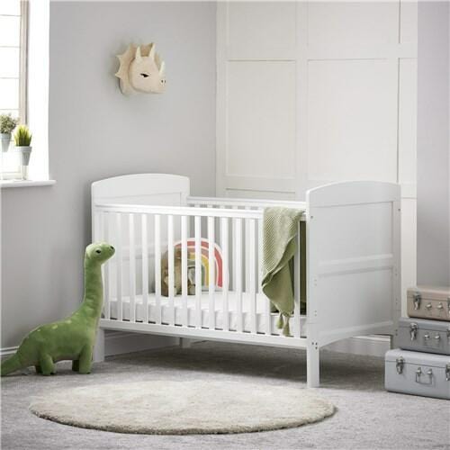 OBaby Grace White Cot Bed 3 Piece Room Set  Obaby   