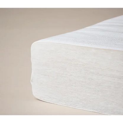 OBaby Grace White Cot Bed & Fibre Mattress Bundle Obaby