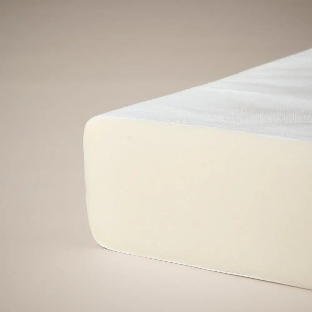 OBaby Grace White Cot Bed & Foam Mattress Bundle Obaby