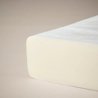 OBaby Grace White Cot Bed & Foam Mattress Bundle Obaby
