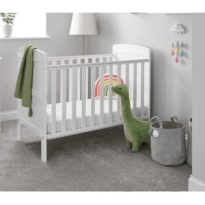 OBaby Grace White Mini Cot Bed 2 Piece Room Set  Obaby   