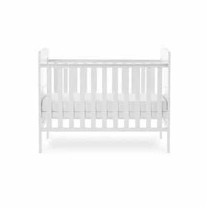 OBaby Grace White Mini Cot Bed 3 Piece Room Set  Obaby   