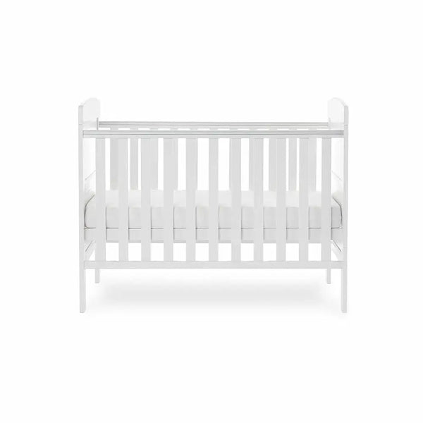 OBaby Grace White Mini Cot Bed Obaby