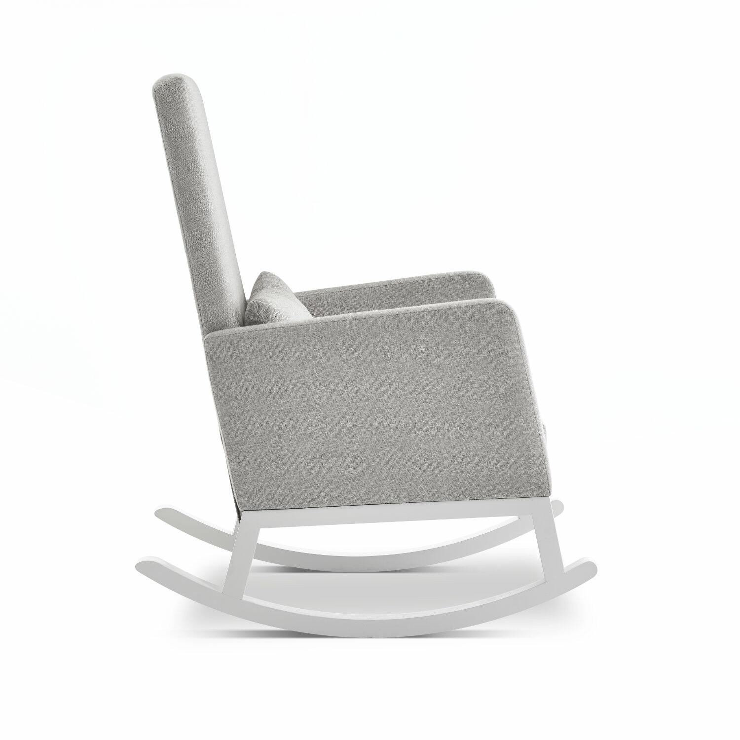 OBaby High Back Rocking Chair in Stone- Nursing Chair  Obaby   