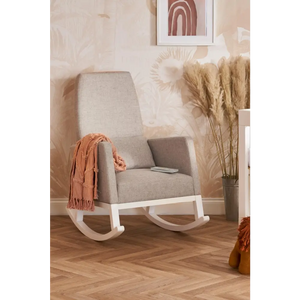 OBaby High Back Rocking Chair in Stone- Nursing Chair  Obaby   