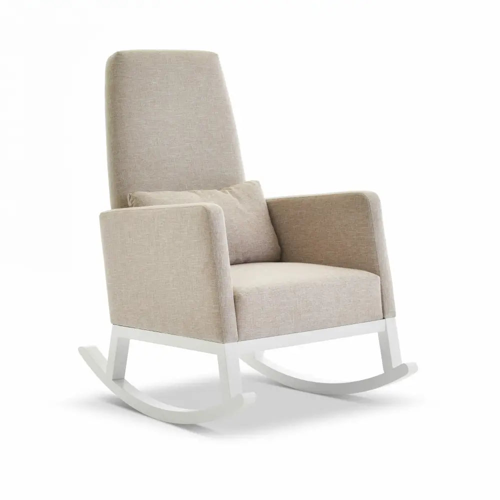 OBaby High Back rocking Nursery Chair in Oatmeal  Obaby   