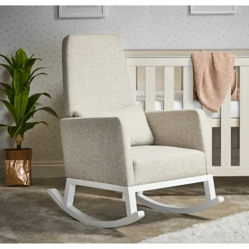 OBaby High Back rocking Nursery Chair in Oatmeal Obaby