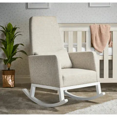 OBaby High Back rocking Nursery Chair in Oatmeal