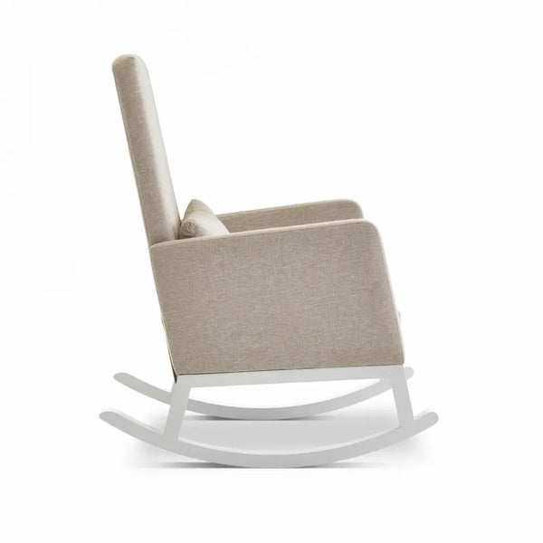 OBaby High Back rocking Nursery Chair in Oatmeal  Obaby   