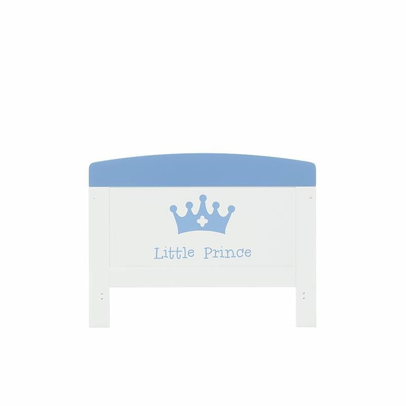 OBaby Little Prince Themed Cot Bed - White & Blue  Obaby   