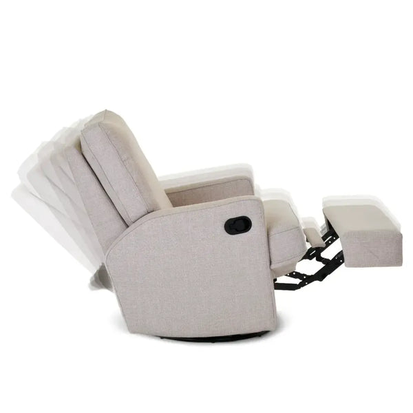 Obaby Madison 360 Swivel Glider Reclining Nursery Chair - Oatmeal Obaby