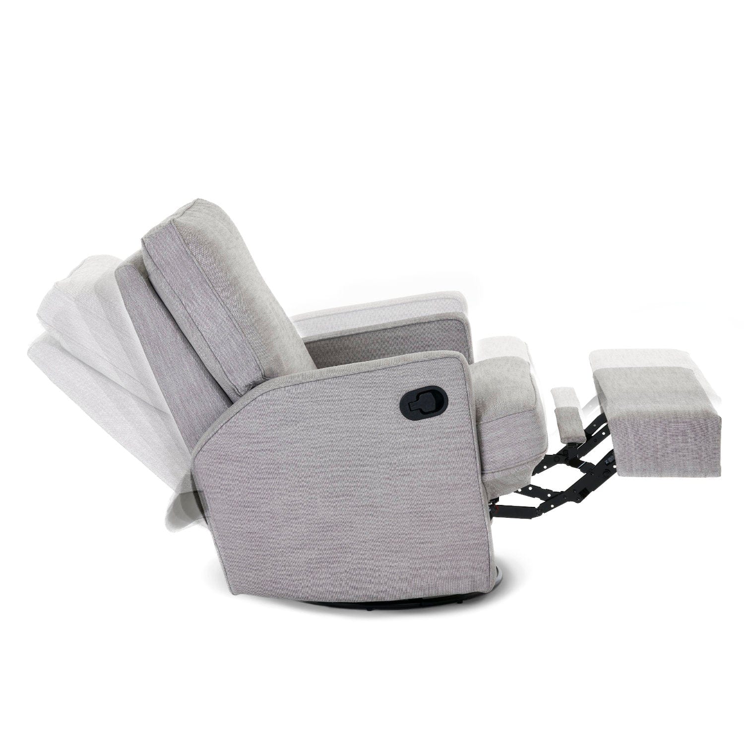 Obaby Madison 360 Swivel Glider Reclining Nursery Chair - Pebble Obaby