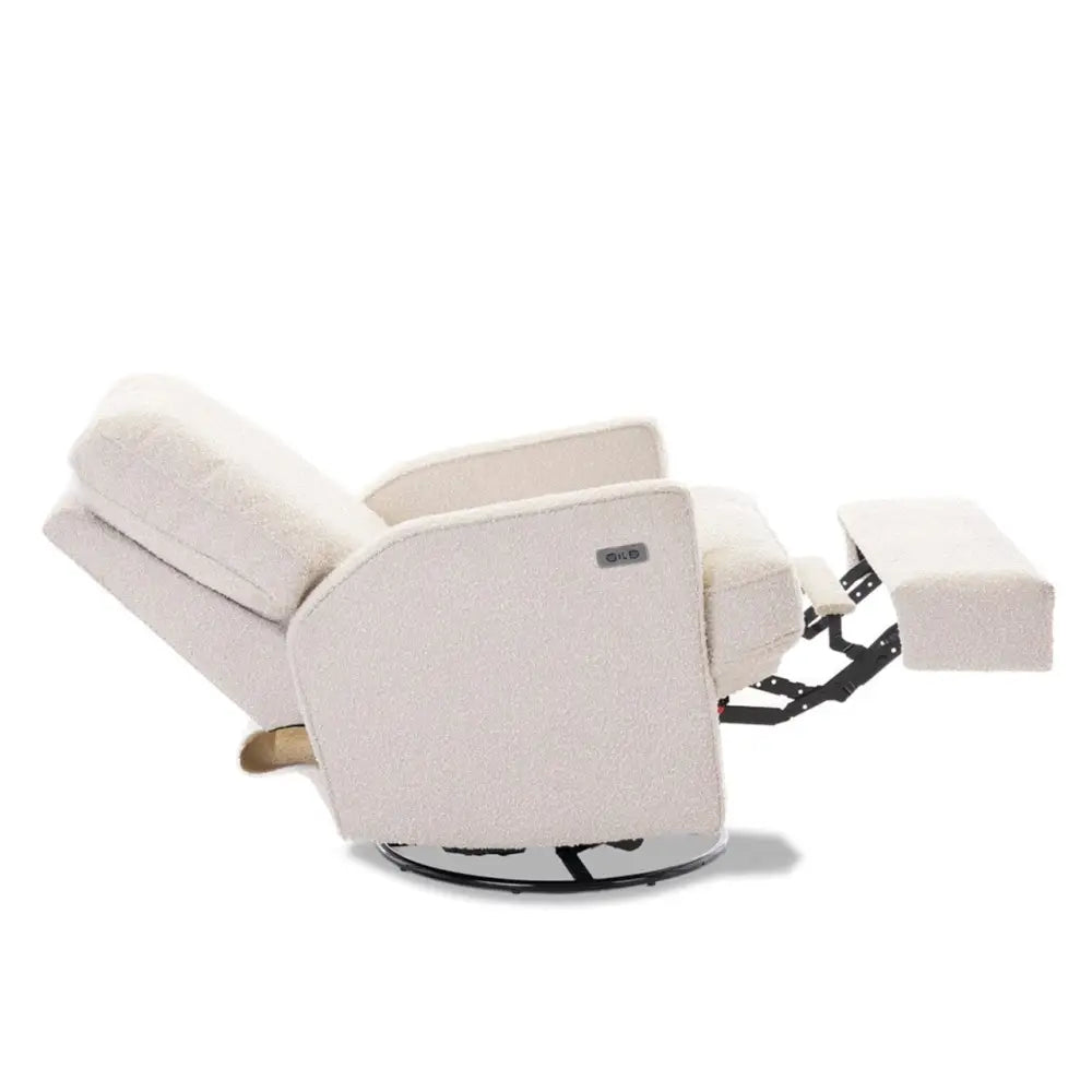 Obaby Madison Electric Swivel Glider Recliner Chair - Bouclé Obaby