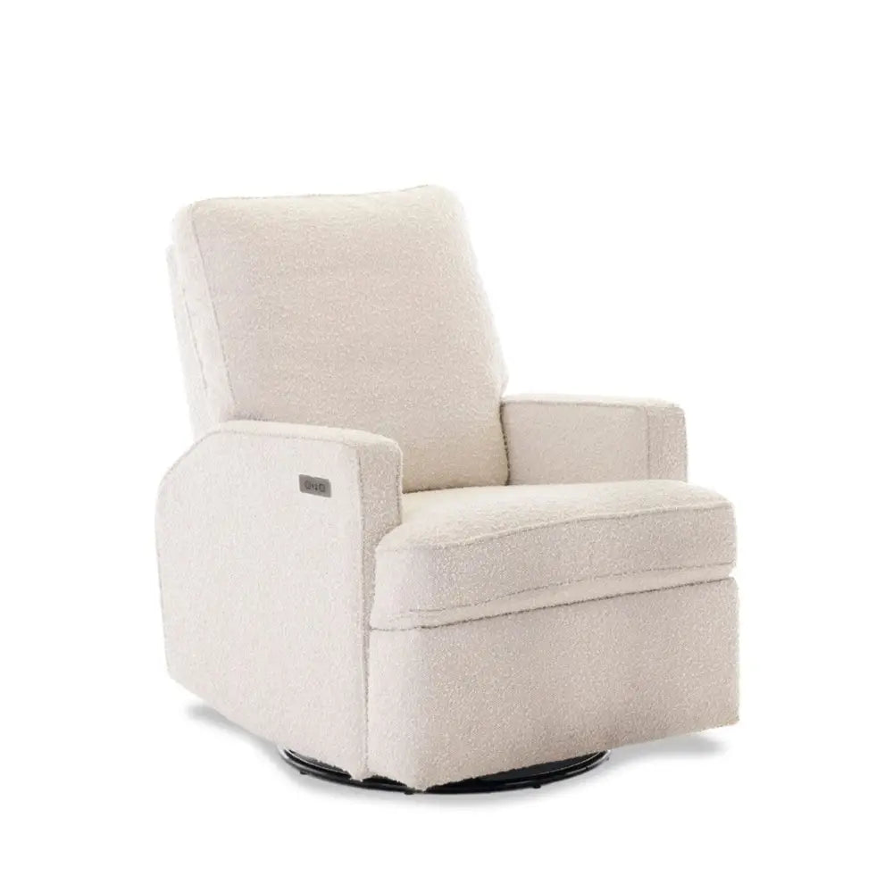 Obaby Madison Electric Swivel Glider Recliner Chair - Bouclé Obaby