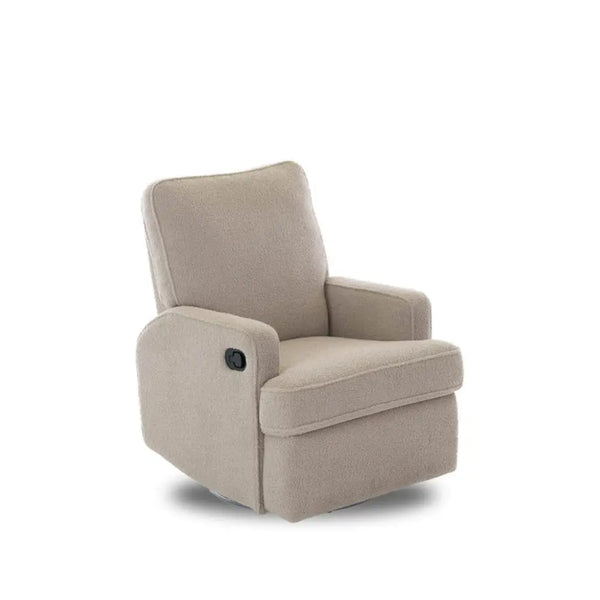 Obaby Madison Electric Swivel Glider Recliner Chair Teddy Truffle Obaby