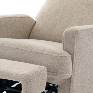 Obaby Madison Swivel Glider Recliner Chair Teddy Truffle Obaby
