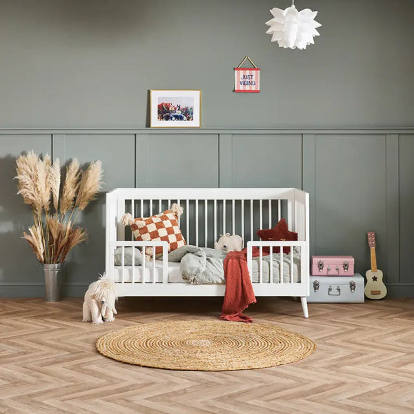 Obaby Maya 2 Piece Nursery Furniture Set – Nordic White Obaby