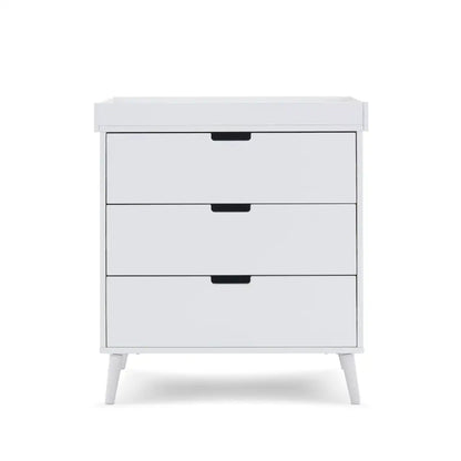 Obaby Maya 2 Piece Nursery Furniture Set – Nordic White Obaby