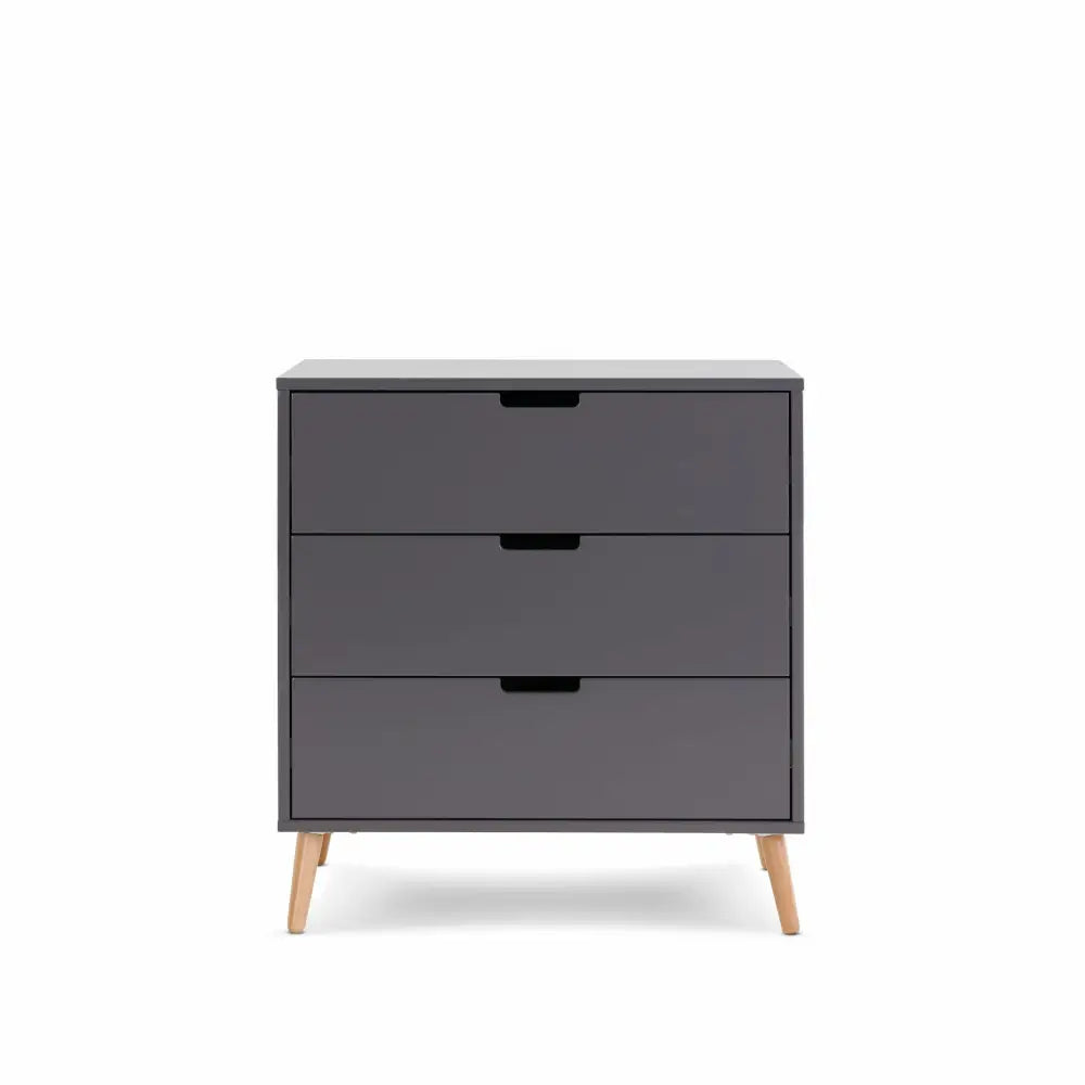 Obaby Maya 2 Piece Nursery Furniture Set – Slate & Natural Wood Obaby