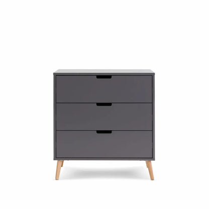 Obaby Maya 2 Piece Nursery Furniture Set – Slate & Natural Wood Obaby