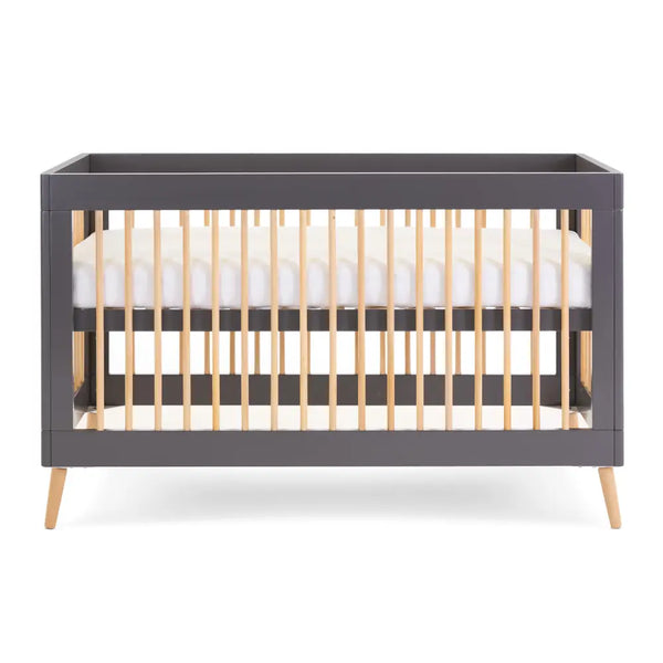 Obaby Maya 2 Piece Nursery Furniture Set – Slate & Natural Wood Obaby